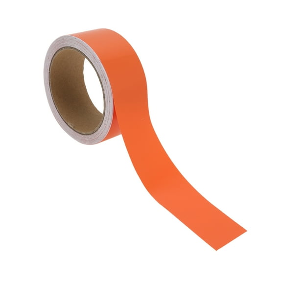 Unique Bargains Pinstripe Tape 40mmx10m Car Stripes Pinstripe Decals for Car Motorcycle and Boat Racing Stripes DIY Stickers Matte Orange 1 Pcs