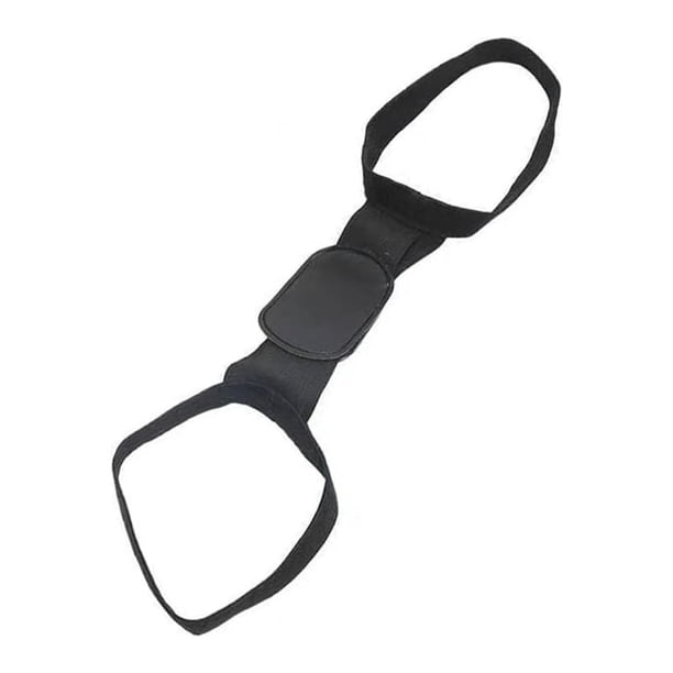 Greeniant Corrector de postura de espalda para mujer, cinturón de soporte de corrección, cómodo para adultos, enderezador de espalda, salud Ropa Deportiva, Zapatos Bolso OPP negro