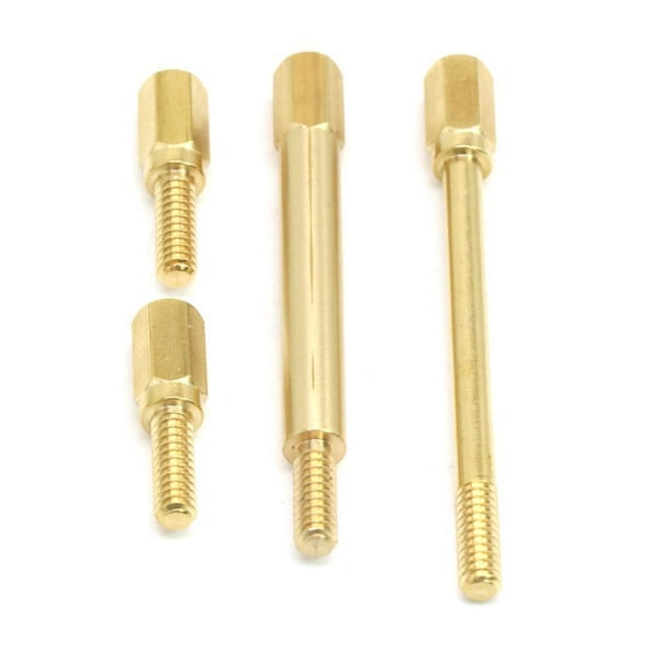 Tornillo de cuba de flotador extendido para carburador, accesorios de latón pulido de alto rendimiento