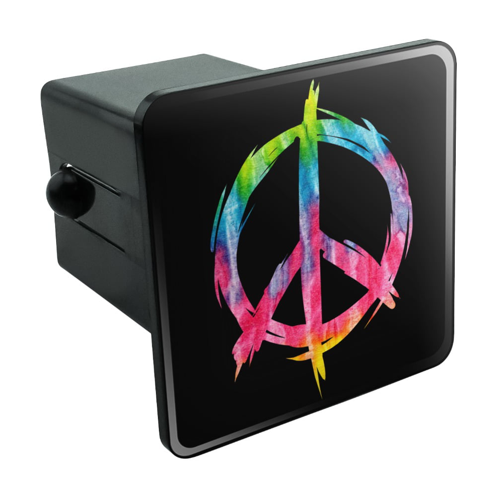 Graphics and More Tie Dye Pattern Tow Trailer Hitch Cover Plug Insert 