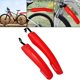 thumbnail image 4 of Juego de bicicletas Guardabarros traseros delanteros Piezas de ciclismo Protector ajustable Cobertura total rojo Zulema Guardabarros de bicicleta, 4 of 8