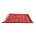 thumbnail image 2 of Ahgly Company Machine Washable Indoor Square Abstract Red Modern Area Rugs, 6' Square, 2 of 4