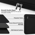 thumbnail image 2 of ASTRAEA 16 inch Laptop Sleeve Case, Shockproof Protective Notebook Cover Briefcase, Carrying Computer Bag with Accessory Pocket for 15" 16" MacBook, HP, Dell, Lenovo, Acer, Black, 2 of 7