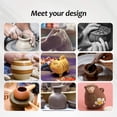 thumbnail image 4 of Polymer Clay Tools, Professional Quality Tools with High Quality Materials for Sculpting and Pottery, Smooth Wooden Handles for Comfortable Grip, Storage Bag Included, 30Pcs, 4 of 6