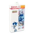 thumbnail image 5 of Sonic The Hedgehog Boys Cotton Brief Character Underwear, 5-Pack, Size 4-8, 5 of 6