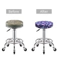 thumbnail image 5 of Gukieu White Skull Flower Print Round Chair Cover, Dust-proof and Non-slip Bar Chair Protective Cover, Suitable for Bars, Restaurants, Offices-14 inch, 5 of 7