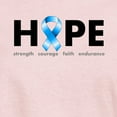 thumbnail image 3 of CafePress - Blue Ribbon Hope Women's Light T Shirt - Women's Classic T-Shirt, 3 of 4