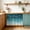 turquoise, variant on Red Gray Small Sink Skirt 10"Wx11"L,Dustproof Under Sink Curtain with Self Adhesive Tape,Southwest Retro Ethnic AztecTexture Bohemian Cabinet Curtain Cover for Bathroom Vanity,Kitchen Storage Shelf