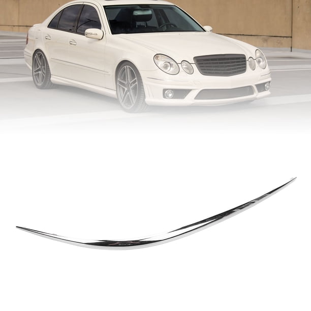 Moldeo Del Parachoques Delantero Adorno De Cubierta De Tira Cromada Para La Clase E E55 E500 E350 E320 2003-2006 Con Una Elegante Elegante Instalación