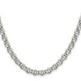 thumbnail image 2 of 925 Sterling Silver Rolo Chain Styles Necklace 6.5 mm Semi-solid 24 inch, 2 of 4