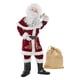 thumbnail image 1 of Txlixc Traje de Santa Claus, sombrero + Chal + abrigo + pantalones sueltos + zapatos + guantes + cinturón, traje de terciopelo para adultos / niños Txlixc moda, 1 of 8