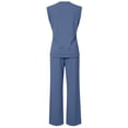 thumbnail image 5 of Womens Summer 2 Piece Sets Casual Tank Tops Wide Leg Pants Set Drawstring Elastic Waist Sweatpants with Pockets Loungewear, 5 of 5