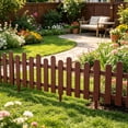 thumbnail image 4 of Plastic Garden Fence - Versatile Plant Bed Edging, Border, and Lawn Divider for Landscaping and Outdoor Decoration, 4 of 5