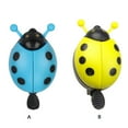 thumbnail image 3 of Bike Bell Plastic Cartoon Bicycle Alarming Ring Plastic Bike Small Bell Small Bell Insect Shape Handlebar Small Bell, Yellow, 3 of 8