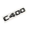 thumbnail image 1 of ZWP ABS Black Car Letters Trunk Badge Logo Sticker Compatible With Mercedes C200 C300 C400 W205 W204 4MATIC, 1 of 2