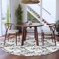thumbnail image 3 of Round Rug 7Ft Washable Non-Slip, Vintage Farmhouse Circle Area Rugs for Living Room Bedroom, Country Farm Houses Cows Sheep Animal Indoor Floor Mats Carpet Runner for Home Decor Aesthetic, 3 of 8
