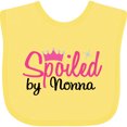 thumbnail image 3 of Inktastic Spoiled by Nonna Girls Baby Bib, 3 of 4