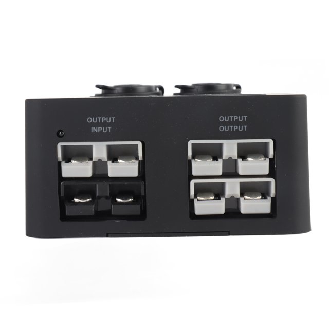 For 12V Mini Power Box 100W High Power LED Display 6 USB Ports Portable Power Station for SUVs Boats Yachts Car