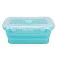 thumbnail image 4 of Collapsible Silicone Food Storage Container High Temperature Resistant Microwave Safe Lunch Box Environmental Friendly Bento Box 500ml Blue, 4 of 14
