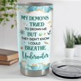 thumbnail image 3 of Personalized Mermaid Tumbler Drawing Style 20oz 30oz Tumblers with Lid Gift for Girl Daughter Women Best Friend Sister Mermaid Lovers Christmas Birthday, 3 of 7