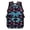 Blue Football Bow, variant on Bulopur Boys Kids Backpack, Vintage Hunting Camo Soccer Fire Ball Duck Cartoon Print Waterproof Sports School Book Bag