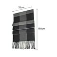 thumbnail image 2 of Men Scarf Thermal Windproof Trendy Washable Anti-pilling Men Winter Scarf, 2 of 4