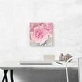 thumbnail image 2 of ARTCANVAS Pink Carnation Home Decor Square Canvas Art Print - Size: 12" x 12" (1.50" Deep), 2 of 9