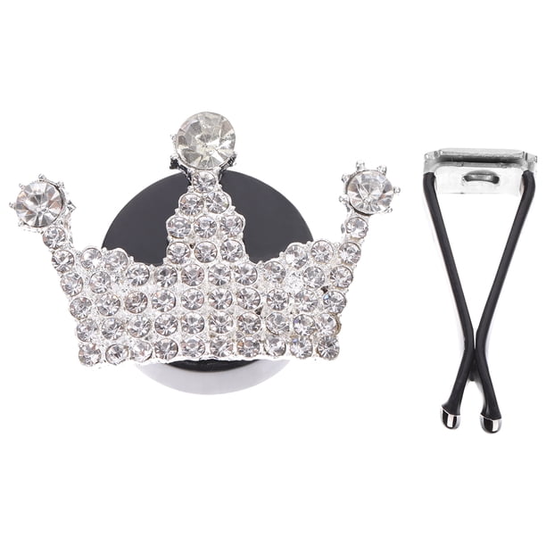 KAKOWELY 1 ambientador elegante con forma de corona para coche, difusor de perfume con clip para decoración.