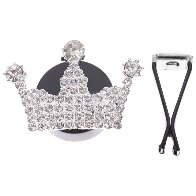 KAKOWELY Pince à Parfum Couronne 1 Pce Chic en Forme de Couronne Désodorisant pour Voiture Diffuseur de Parfum pour Voiture Pince Déco de Voiture 1,69 Pouces X 1,18 Pouces X 1,18 Pouces