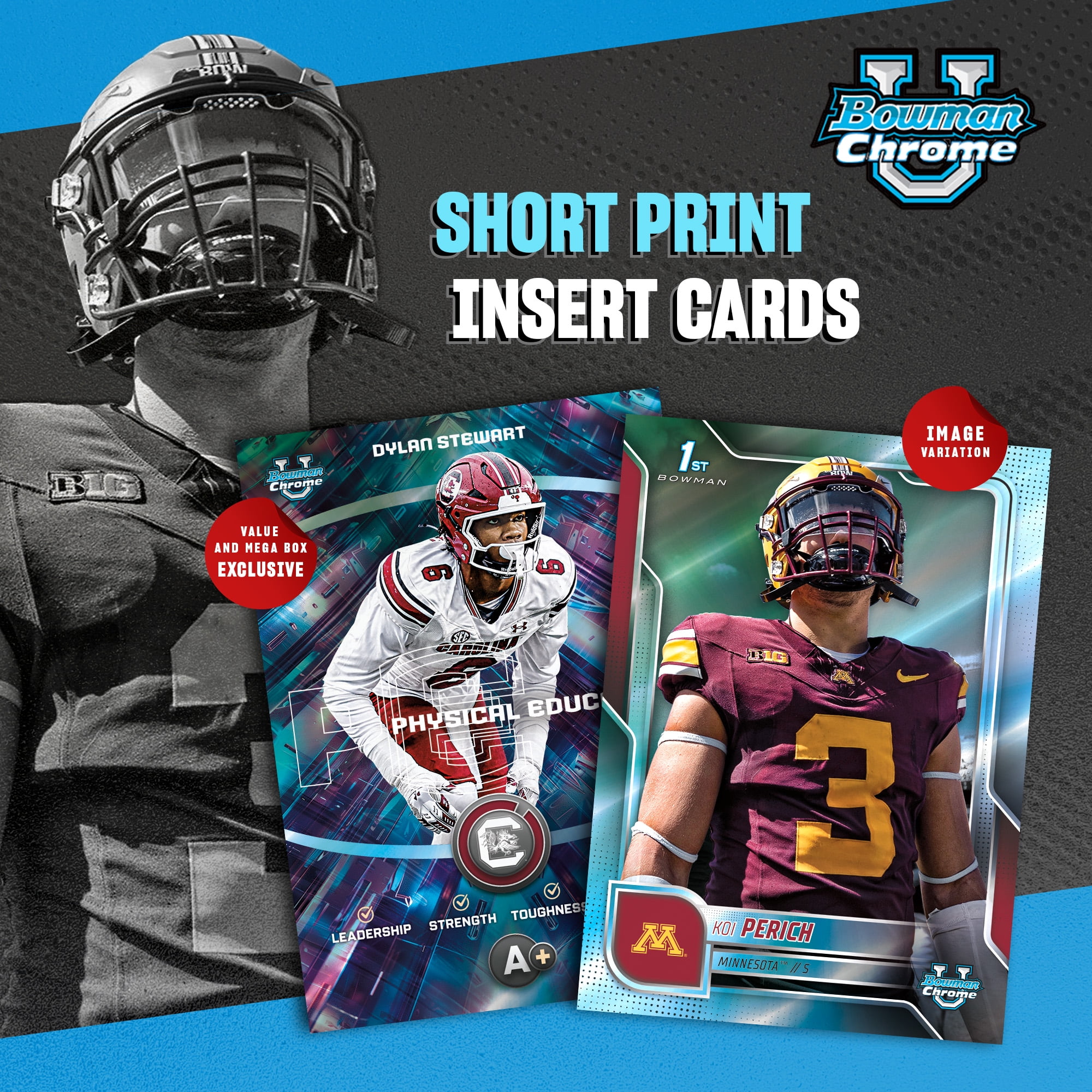 2025 Bowman University Chrome Football - Factory Sealed - Mega Box