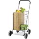 thumbnail image 3 of Carrito de compras Deluxe Rolling Utility, negro, 3 of 7
