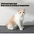 thumbnail image 4 of WICVIK - Alfombrilla de forro polar para mascotas, para invierno, cálida y gruesa, para dormir, para gatos, arena para gatos, arena para perros y mascotas, arena calefactora, 4 of 7
