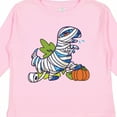 thumbnail image 4 of Inktastic Halloween Dinosaur Mummy Boys or Girls Long Sleeve Toddler T-Shirt, 4 of 5