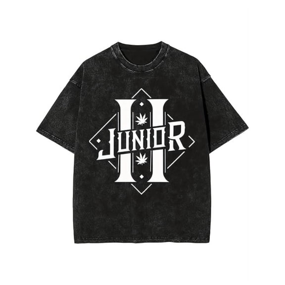 Vintage Tee Black S-2XL Cotton Washed Short Sleeve T-Shirt Top Casual Comfort  Casual Daily Top Plus Size