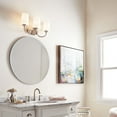 thumbnail image 2 of 45570NIL18 Kichler Lighting Aubrey - 3 Light Bath Vanity Approved for Damp Locations - with Transitional inspirations - 11 inches tall by 21 inches, 2 of 4