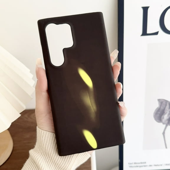 Phone Case for Samsung Galaxy S24 Ultra, Military Drop Protection Shockproof Case with Color Changing Effect for Women Men, Slim Lightweight Stylish Cover for Samsung Galaxy S24 Ultra, Black/Green