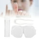 thumbnail image 5 of Caja de almacenamiento para lentes de contacto, cubierta transparente redonda portátil, soporte para contenedor (blanco), 5 of 11