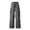 v#57Light Gray294, variant on Womens Pants Solid Color Ankle Length Soft Wide Leg Loose Fit Pleated Elastic High Waist With Side Plus Pockets & Adjustable Tie For Summer Splash Kawaii Bottoms,Green,S