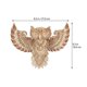 thumbnail image 4 of Wooden Owl Adornment Wooden Owl Hanging Wall Decoration Wooden Owl Ornament for Home, 4 of 4