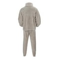 thumbnail image 6 of Nightgowns For Men Home Plush Can Be Worn Out In Winter With Warm Pockets Set Brown Sleepwear XXXL, 6 of 8