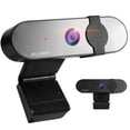 thumbnail image 2 of Suncoda Électronique Grand Public, Caméra Informatique HD 1080P 30FPS Caméra Web avec Mise au Point Automatique Rapide Caméra Web USB Microphone Stéréo pour Zoom Réunion en Direct, 2 of 9