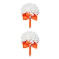 thumbnail image 3 of Minnieouse Ramo de boda colorido - Materiales de bajo mantenimiento Flores Ramo de novia Decoración de boda Cinta naranja Cinta Naranja 2Conjunto, 3 of 6