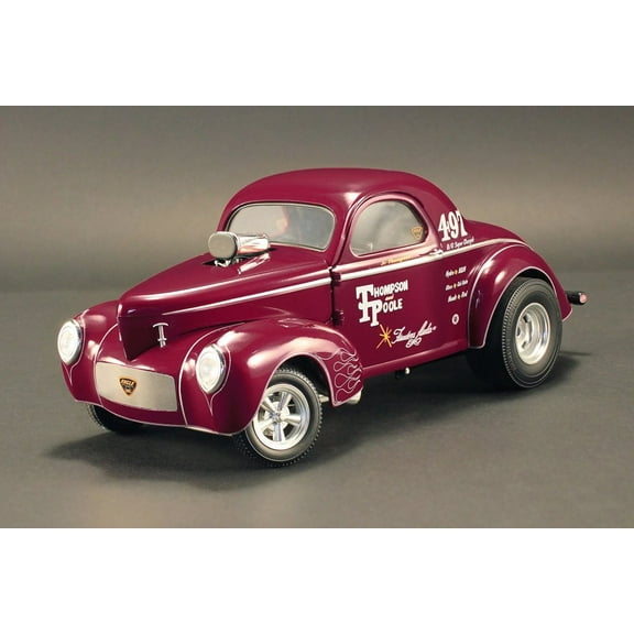 1941 Gasser, Burgundy - Acme 1800909 - 1/18 scale Diecast Model Toy Car