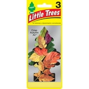 Little Trees Air Freshener Crisp Autumn Air Fragrance 3-Pack