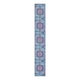 thumbnail image 3 of Unique Loom Renaissance Collection Area Rug - Roma (2' x 13' Runner Light Blue/Orange), 3 of 7