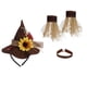 thumbnail image 2 of Novedad disfraz de Halloween accesorios sombrero guantes para decoración de festival, 2 of 9