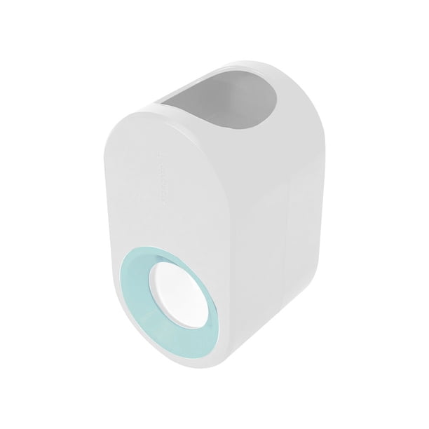 Bearachild Dispensador de de dientes exprimidor automático de de dientes baño montado en la pared Juegos de accesorios de baño blanco