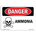 thumbnail image 1 of SignMission OS-DS-A-1218-L-1992 Panneau de Danger OSHA 12 x 18 Po - Ammoniaque, 1 of 1