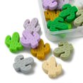 thumbnail image 2 of Craft Beads 22Pcs 11 Colors Silicone Focal Beads Cactus 26-27s, 2 of 5