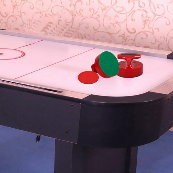 ELAYARD 1Set Red Air Hockey Mallet Pusher Replacement Set with Safety Features for Game Tables